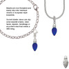 Christmas Lights - Blue Resin Clip On Charm