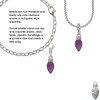 Christmas Lights - Purple Resin Clip On Charm