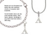 Large Initial - A - Clip On Charm