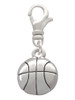 Large Basketball Clip On Charm