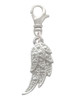 Textured Wing Clip On Charm