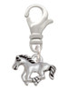 Mini Running Horse Clip On Charm