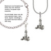 Antiqued Lighthouse Clip On Charm