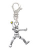 Medium Softball Pitcher Clip On Charm