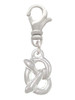 3-D Pretzel Clip On Charm