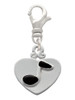 Music Note in Heart Clip On Charm