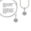 Antiqued Snowflake Clip On Charm