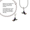 Flying Witch Clip On Charm