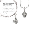 Large Southwestern Antiqued Cross Clip On Charm