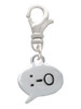 Emoticon :-O - Surprise - Clip On Charm