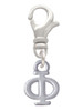 Small Greek Letter - Phi - Clip On Charm