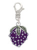 Grapes Clip On Charm