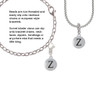 Capital Letter - Z - Pebble Disc - Clip On Charm