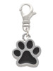 Medium Black Paw Clip On Charm