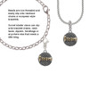 Gold Tone ''Dream'' on Hatched Disc Clip On Charm