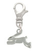 Leaping Rabbit Clip On Charm