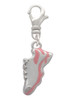 Pink Running Shoe Clip On Charm