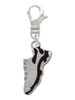 Black Running Shoe Clip On Charm