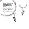 Black Running Shoe Clip On Charm