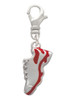 Red Running Shoe Clip On Charm