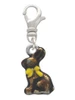 3-D Chocolate Bunny Clip On Charm