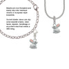 3-D Bunny Clip On Charm
