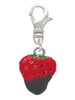 3-D Chocolate Dipped Strawberry Clip On Charm