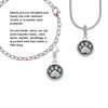Paw in Circle Clip On Charm