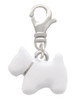 White Westie Dog Clip On Charm