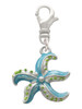 Hot Blue Starfish - Clip On Charm