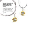 Enamel Sun Clip On Charm