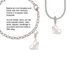 Labrador Silhouette Heart Clip On Charm