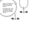 Enamel Nurse Hat with Wings Clip On Charm