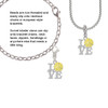 Love with Water Polo Ball Clip On Charm