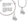 Large Jesus Loves You Heart Clip On Charm
