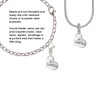 Small I Love You Heart Clip On Charm