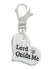 Small Lord Guide Me Heart Clip On Charm