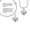 Gold Tone Longhorn in Rope Heart Clip On Charm