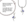 Small Fairy with Purple Wings Clip On Charm