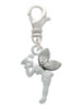 Small Fairy with Clear Wings Clip On Charm