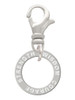 Courage Strength Wisdom Infinity Ring Clip On Charm