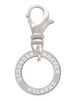 Stronger Braver Smarter Infinity Ring Clip On Charm