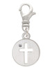 Cross Silhouette Clip On Charm