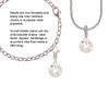 Dove Disc Clip On Charm