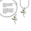 Large Fairy with Lime Green Wings Clip On Charm