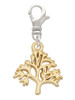 Gold Tone Medium Tree of Life Clip On Charm