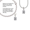 Small Ballet Slippers Clip On Charm