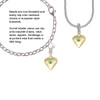 Large August - Lime Green Crystal Gold Tone Heart Clip On Charm