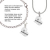 Large Bridesmaid Heart Clip On Charm