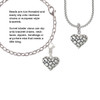 Pebble Heart Clip On Charm